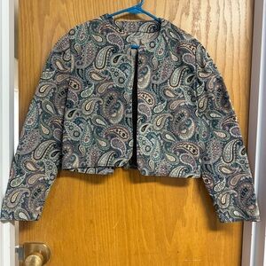 Paisley Patterned Women's Jacket